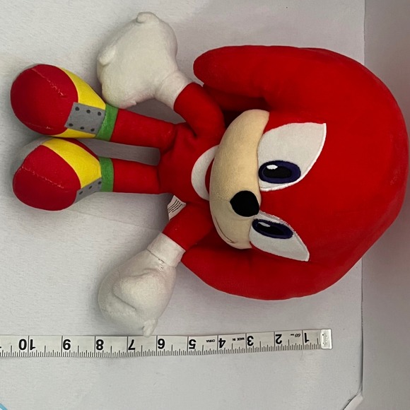 Knuckles the Echidna Plush Sega Sonic the Hedgehog Toy Stuffed Animal Red - Picture 3 of 4